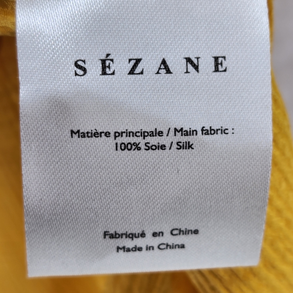 Sezane Priscille Blouse 40 - Picture 6 of 9